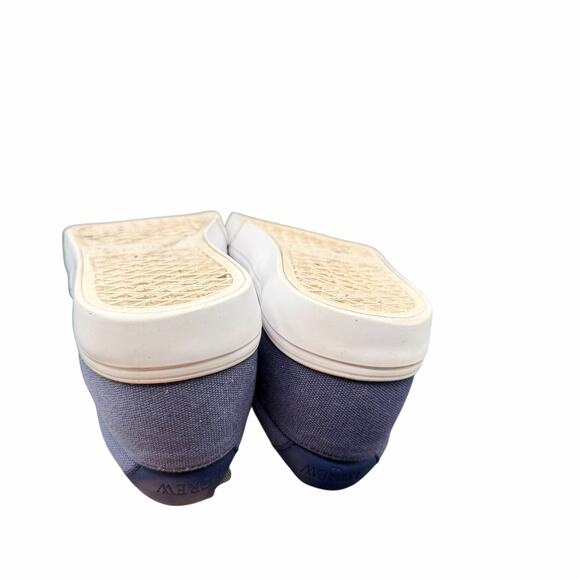 J.Crew Canvas Slip-On Sneakers Blue Men’s Size 10 Casual Low Top - Picture 8 of 14